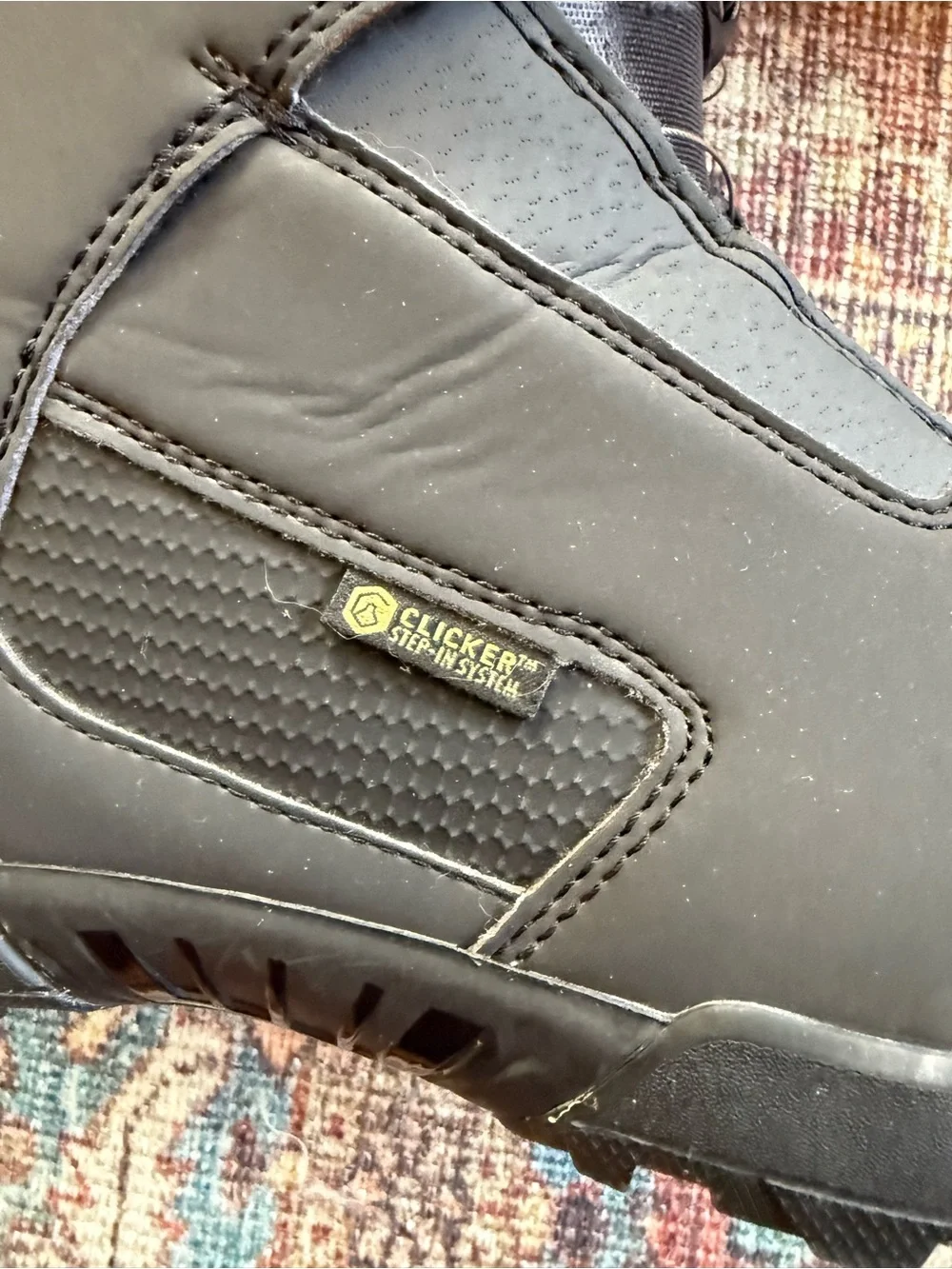 K2 Compass Clicker Men’s 7 Black Snowboarding Boots Step in with Boa Closure